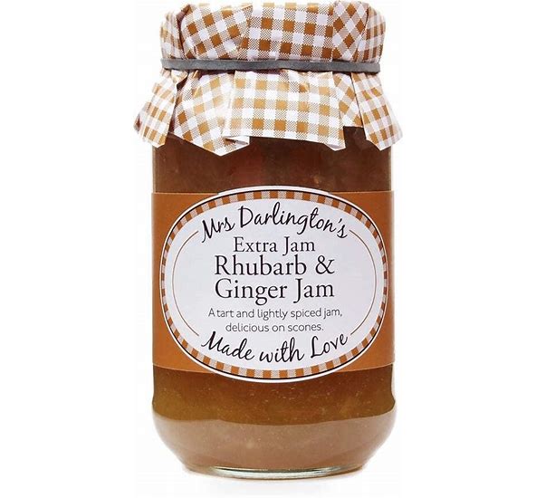 Extra Jam Rhubarb & Ginger 340G