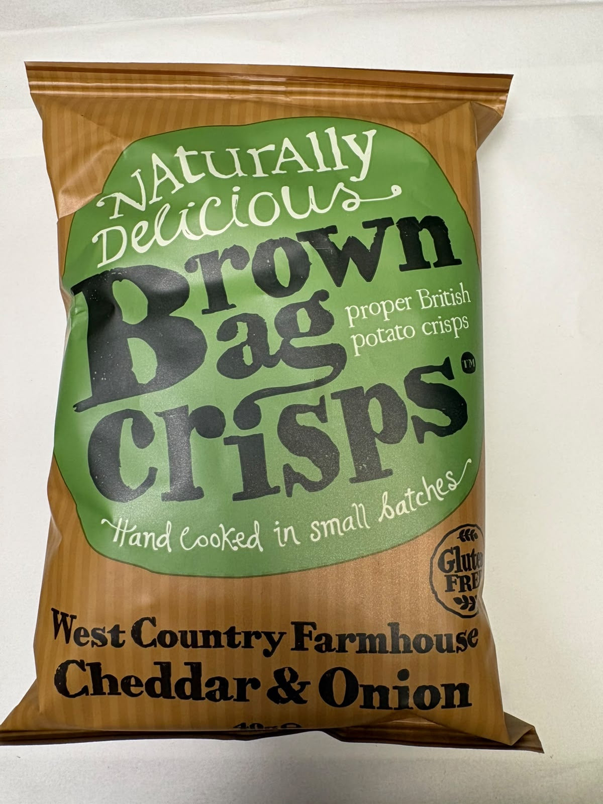 Cheddar And Onion Crisps 40G