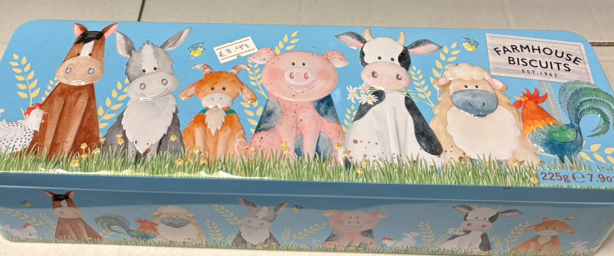 Farmyard Biscuit Tin