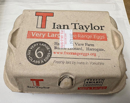 Ian Taylor 6 very large free range eggs